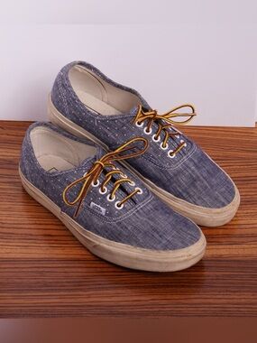 Chambray Vans